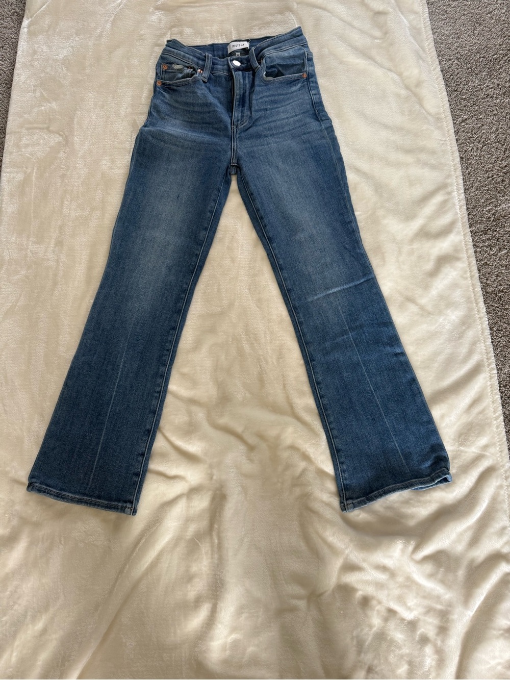 Women’s Blue Denim Flared Jeans